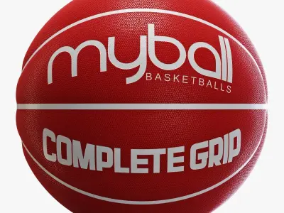 Basketball ball set 002 3D model