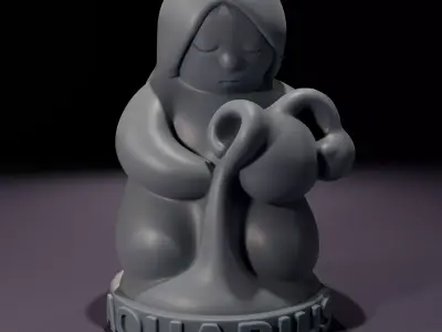 Chibi Zodiac Sign Candle Collection 3D Printable Model 3D print model