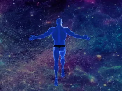 Doctor Manhattan  Free low-poly 3D model