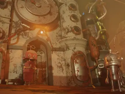 Machinarium - Clock Square Map 3D model