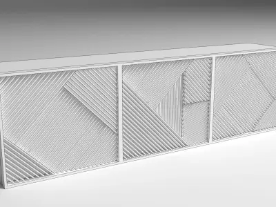 Buffet Table 3D model