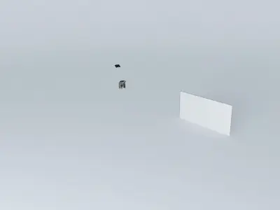 Arbor piece of paper on table Free 3D model