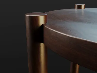 LISTERBY Table Low-poly 3D model