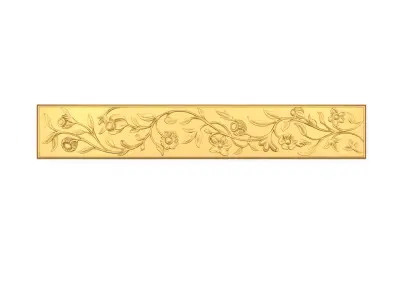 Classic decor ornament carved 25  3D model