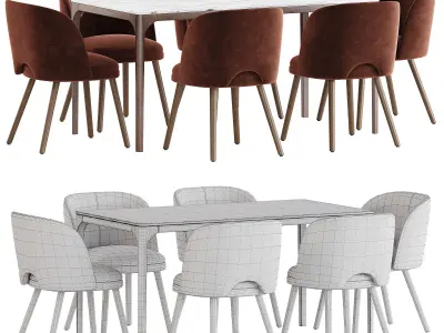 Dining set 28 3D model