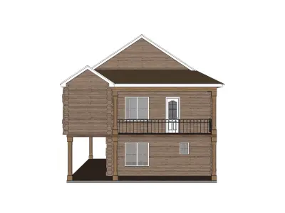 Log House 15 -Archimple LLC 3D model
