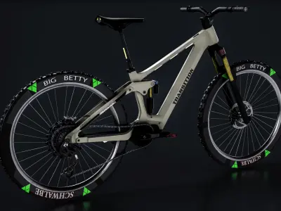 Bicycle Low-poly 3D model by mrakhshani1370