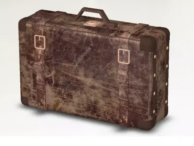 Suitcase Luxury 3D Model 3D model
