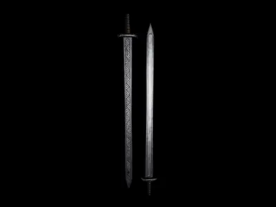 Sword Pack Low-poly 3D model