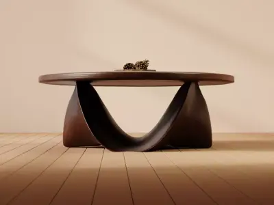 Flux Curve Coffee Table 3D model