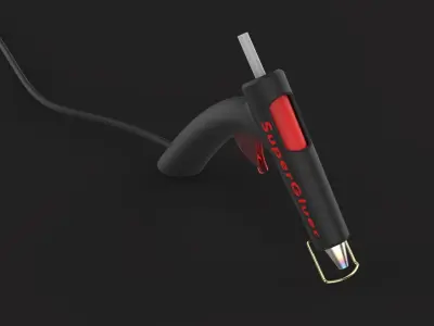 Super Gluer  Low-poly 3D model