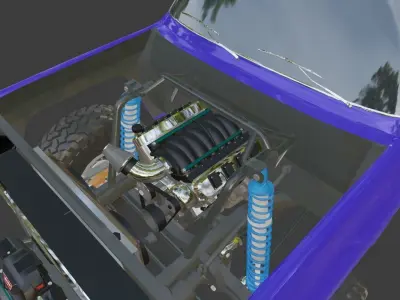 Chevy Squarebody Rock Crawler Low-poly 3D model