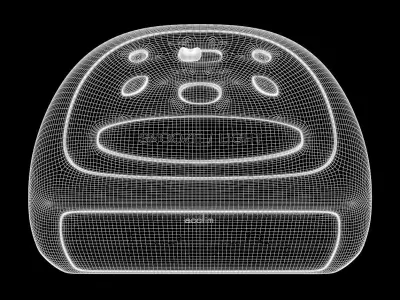 Acctim 12343 Auric Alarm Clock 3D model