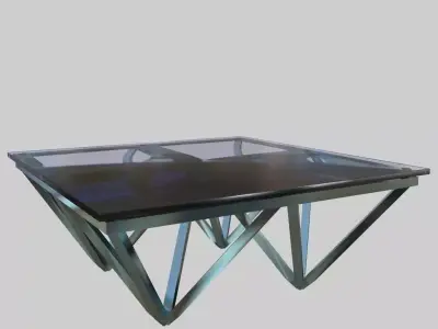 Glass Table 04 3D model
