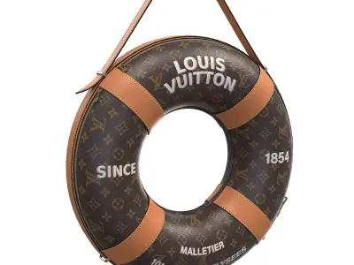 Louis Vuitton Lifebuoy Bag Low-poly 3D model