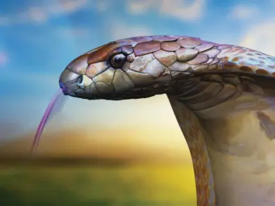 kingcobra 3d model snake 3D model