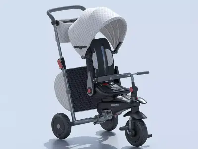 Kids Smart Trike Bike 3D model