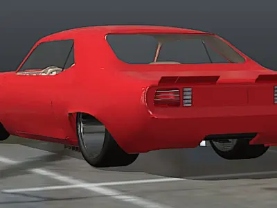 1971 Plymouth HEMI Cuda - High Poly 3D model