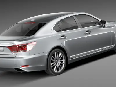 Lexus LS 460 2013 3D model