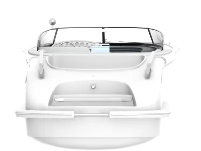 NEW YACHT Low-poly 3D model