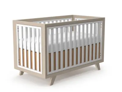 Baby Cribs v1 Low-poly 3D model