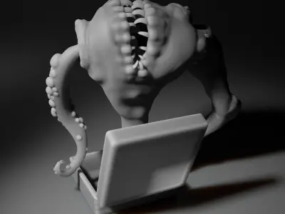 Splitty The Nightmare Creature 3D print model