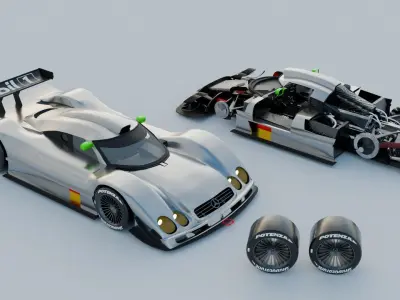 Mercedes-Benz CLR 3D model