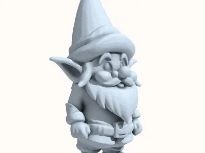 Cute Gnome 3D model