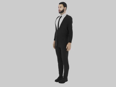 Karim Benzema Low-poly 3D model