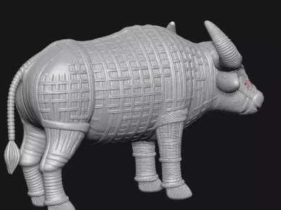 Water buffalo 3D print model