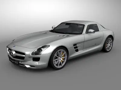mercedes sls amg 3d moadel 3D model