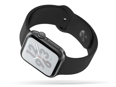 Apple Watch Series 4 Gray 3D model
