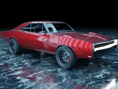 DODGE Charger 1970 Concept 3D model