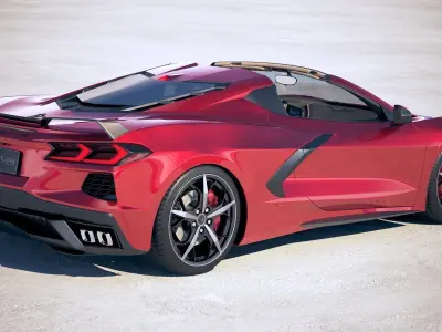 Chevrolet Corvette C8 Stingray CG 2020 VRAY 3D model