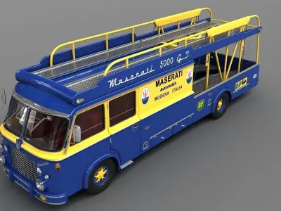 Race Transporter - Team Maserati 3D model