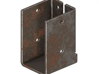 Rusty Joist Bracket 3D model