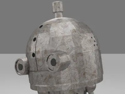 Blender Machinarium 3D  Robot Model Low-poly 3D model