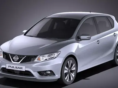 Nissan Pulsar 2016 VRAY 3D model