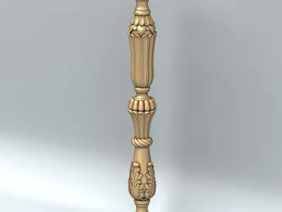 Baluster 009 3D model