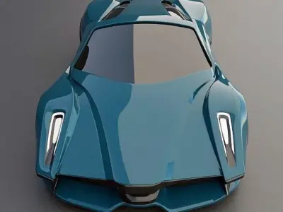 Akariox concept car 3D model