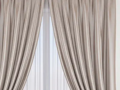 Set 51 Curtains 3D model
