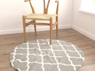 Rugs No 727 Low-poly 3D model