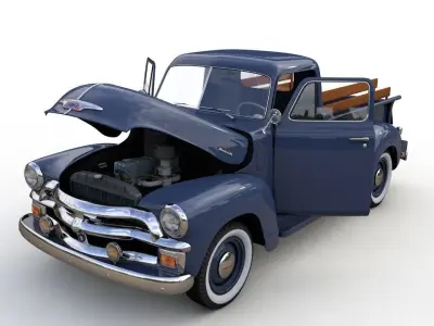 CHEVY 3100 PICKUP 1954 3D model