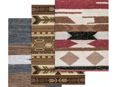 Rug Set 1335 3D model