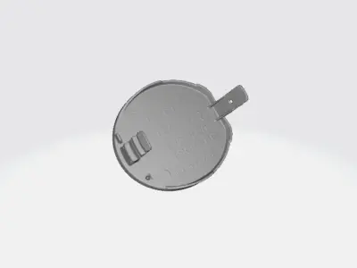 Toyota Yaris 2007 front bumper tow cover 3D print model