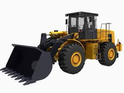 Wheel Loader 01 3D model