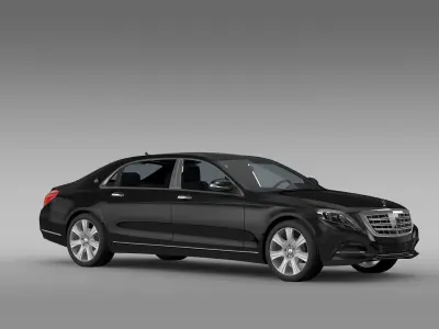 Mercedes Maybach Guard S600 X222 2016 3D model