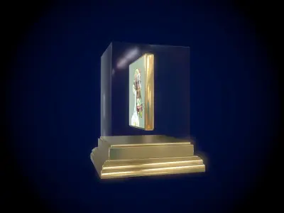 Mutant Ape 22 Gold Club Low-poly 3D model