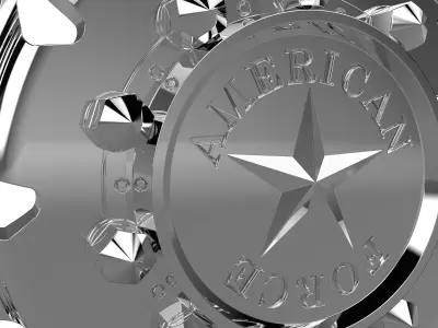 AMERICAN FORCE G14 SIDEWAYS DRW WHEEL 3D print model