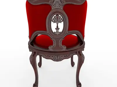 Venus Armchair Low-poly 3D model